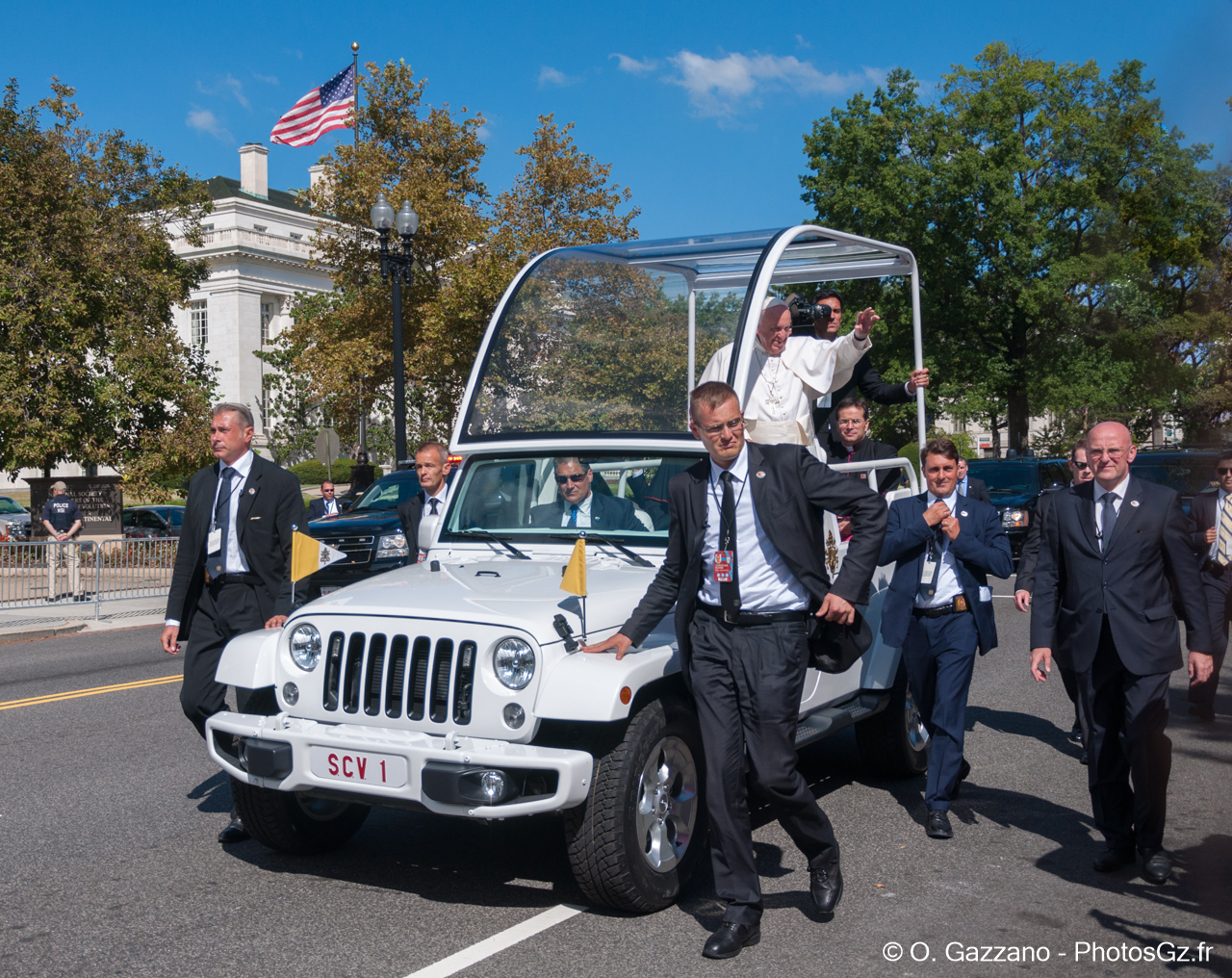 Pope Francis - Parade in Washington DC (USA)